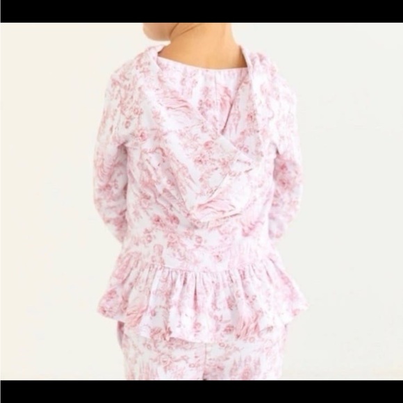 Posh Peanut Antoinette Ruffled Zippered Hoodie Size 3T/4T - Picture 8 of 8